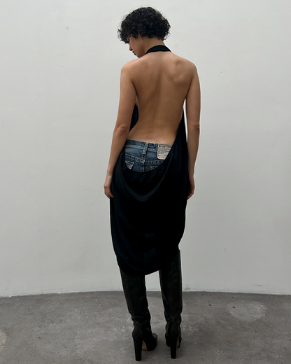 Y's Yohji Yamamoto Open-Back Knit Tunic