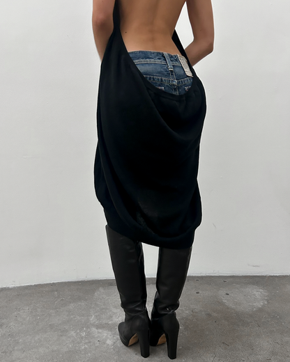 Y's Yohji Yamamoto Open-Back Knit Tunic