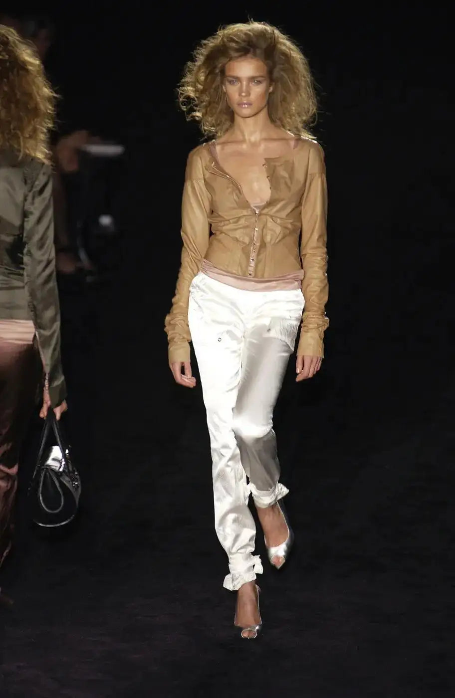 Gucci by Tom Ford SS03 Ruched Leather Jacket