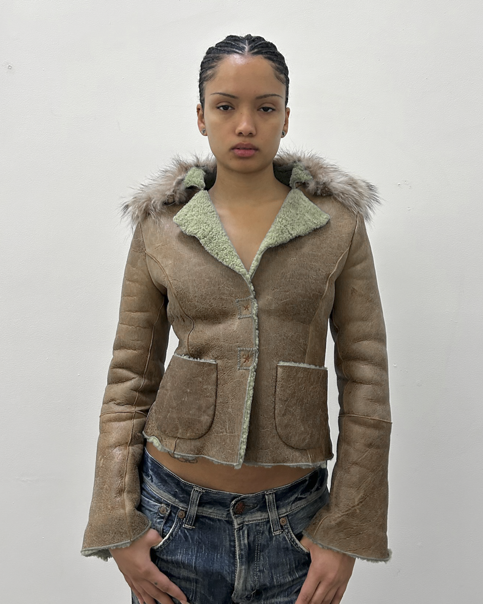 Pinko Fur Trim Jacket