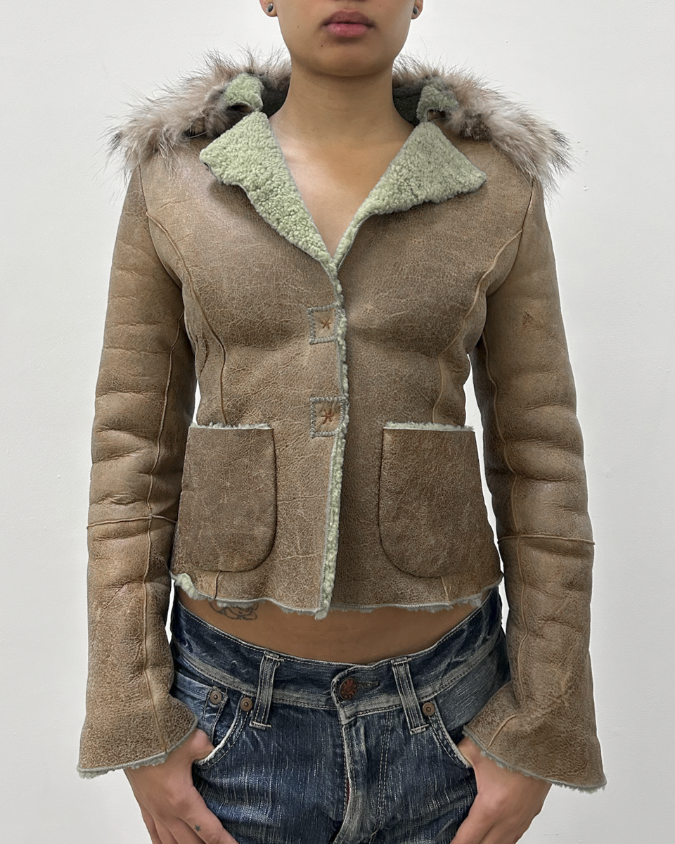 Pinko Fur Trim Jacket