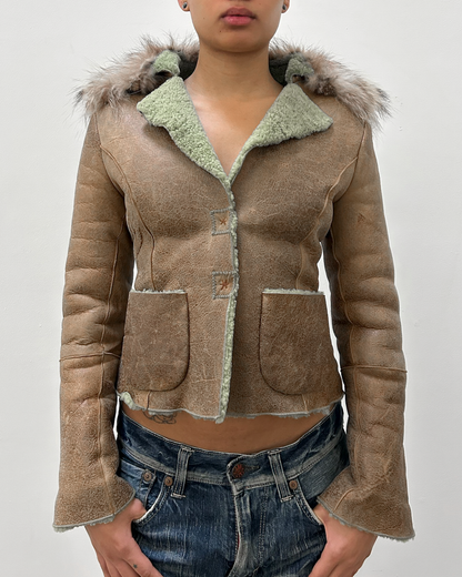 Pinko Fur Trim Jacket