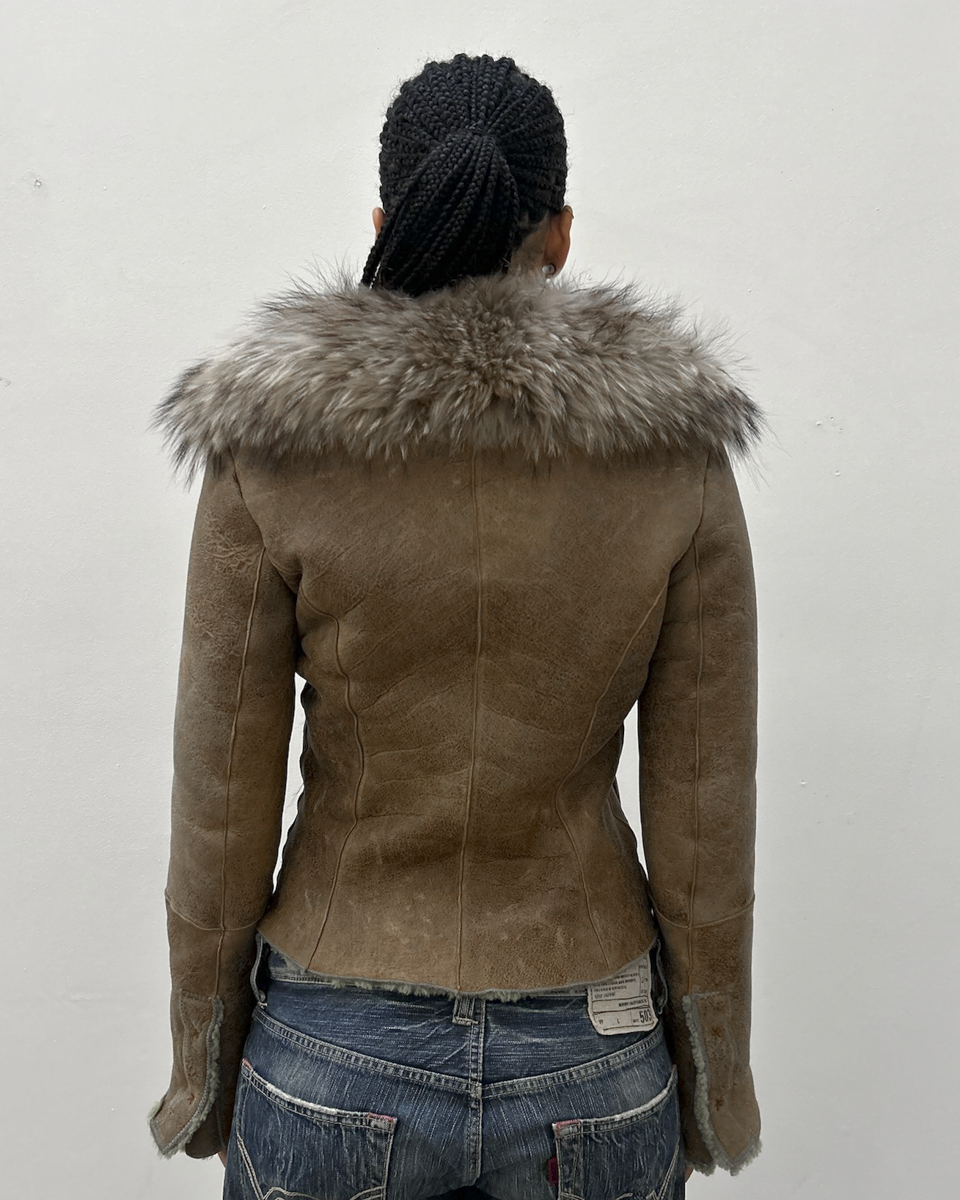 Pinko Fur Trim Jacket