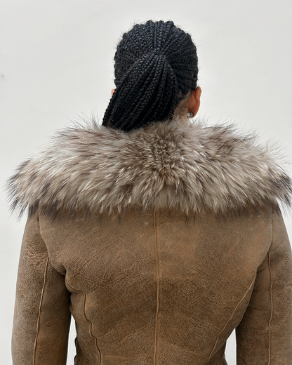 Pinko Fur Trim Jacket