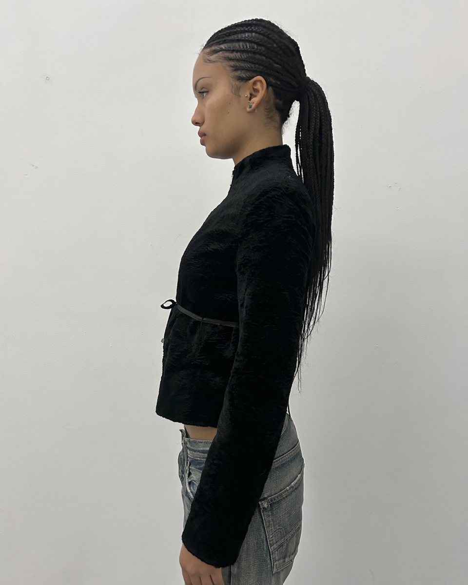 Pinko "Velvet" Double-Zip Jacket