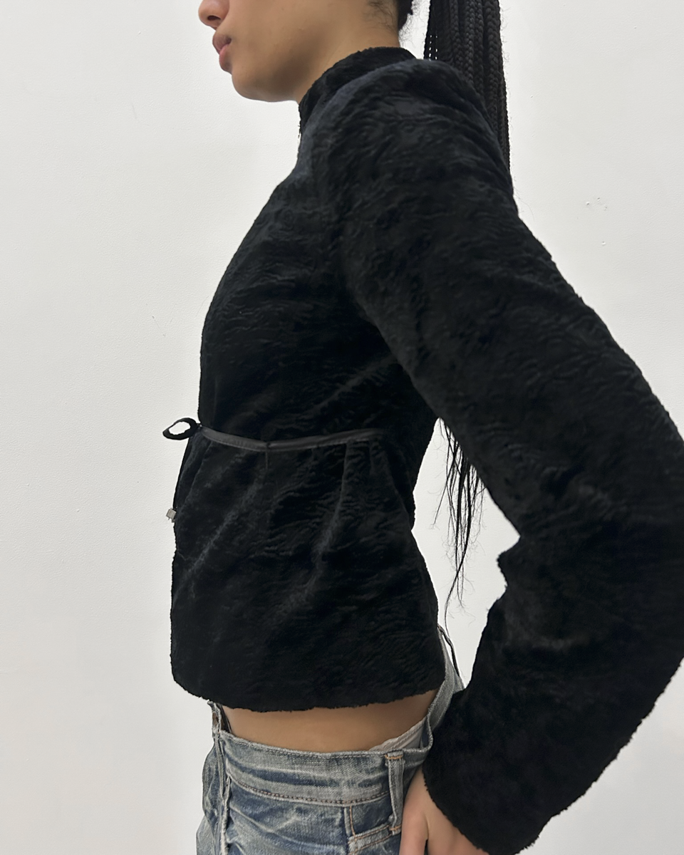 Pinko "Velvet" Double-Zip Jacket