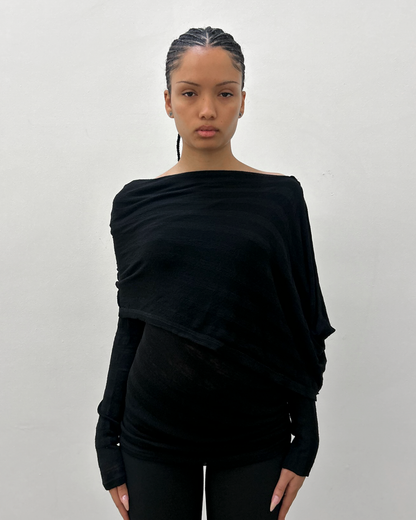 Y’s Yohji Yamamoto Draped Top