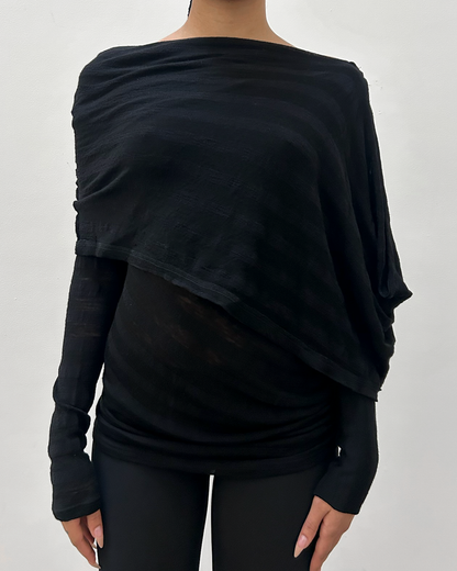 Y’s Yohji Yamamoto Draped Top