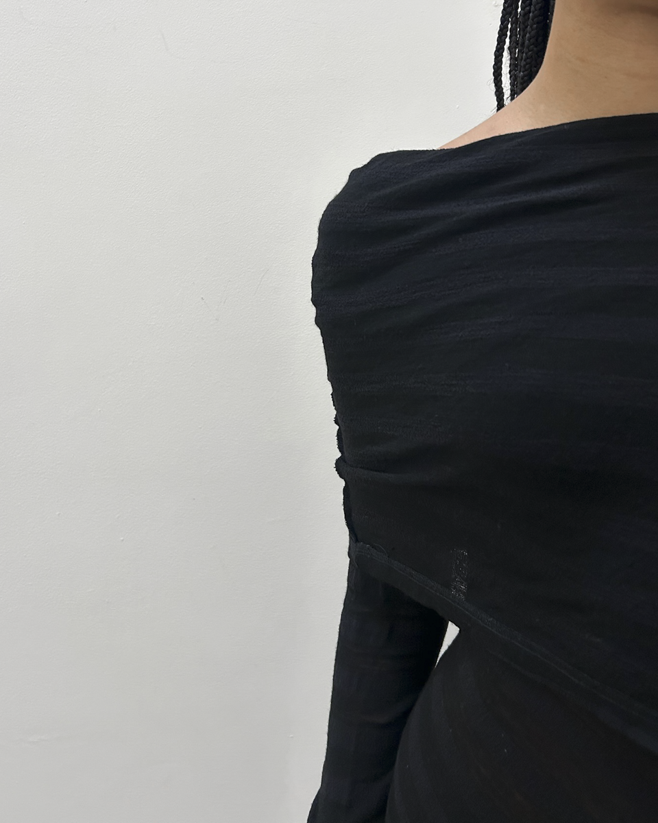 Y’s Yohji Yamamoto Draped Top