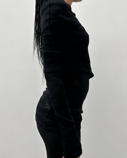 Y’s Yohji Yamamoto Draped Top