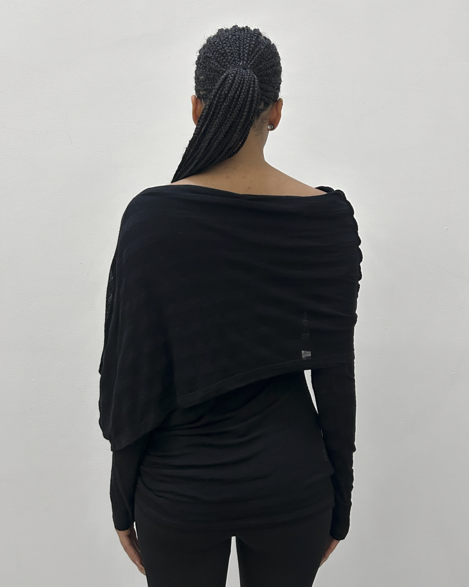 Y’s Yohji Yamamoto Draped Top