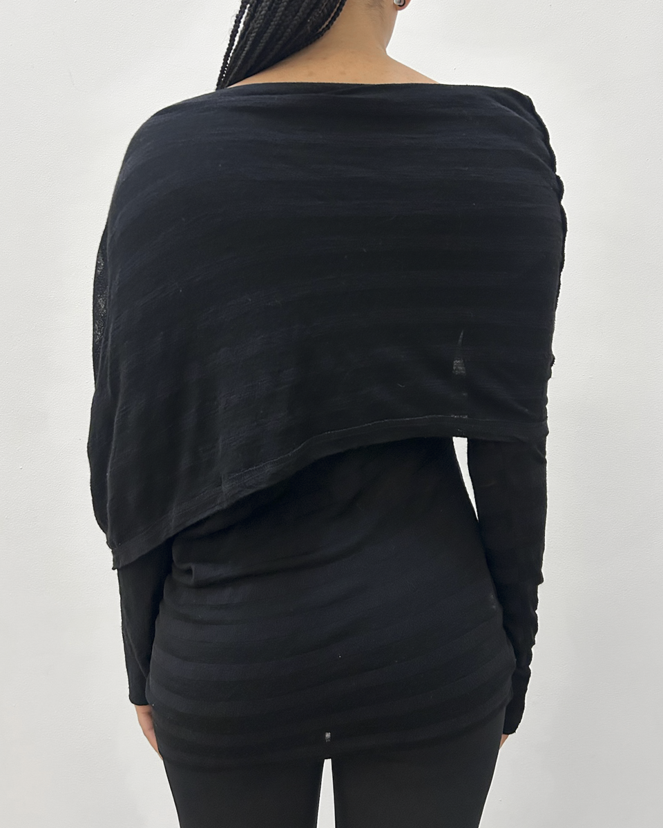 Y’s Yohji Yamamoto Draped Top