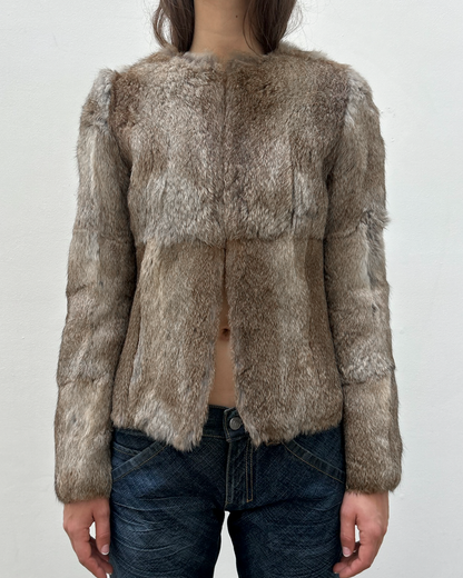 Morgan de Toi Rabbit Fur Jacket