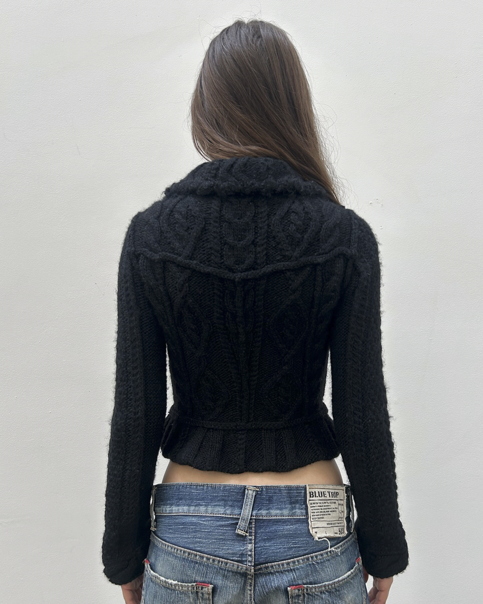 Burberry Wool Peplum Jacket