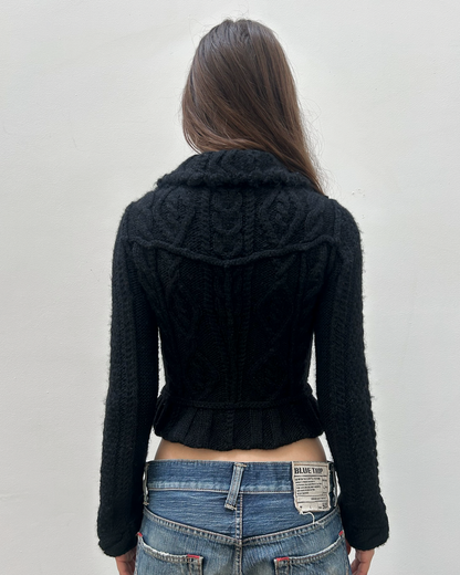 Burberry Wool Peplum Jacket