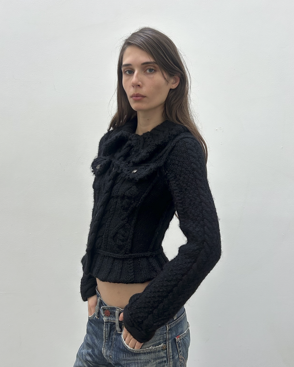 Burberry Wool Peplum Jacket