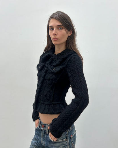 Burberry Wool Peplum Jacket