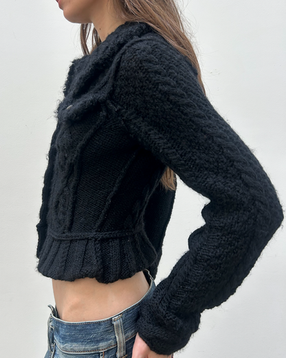 Burberry Wool Peplum Jacket