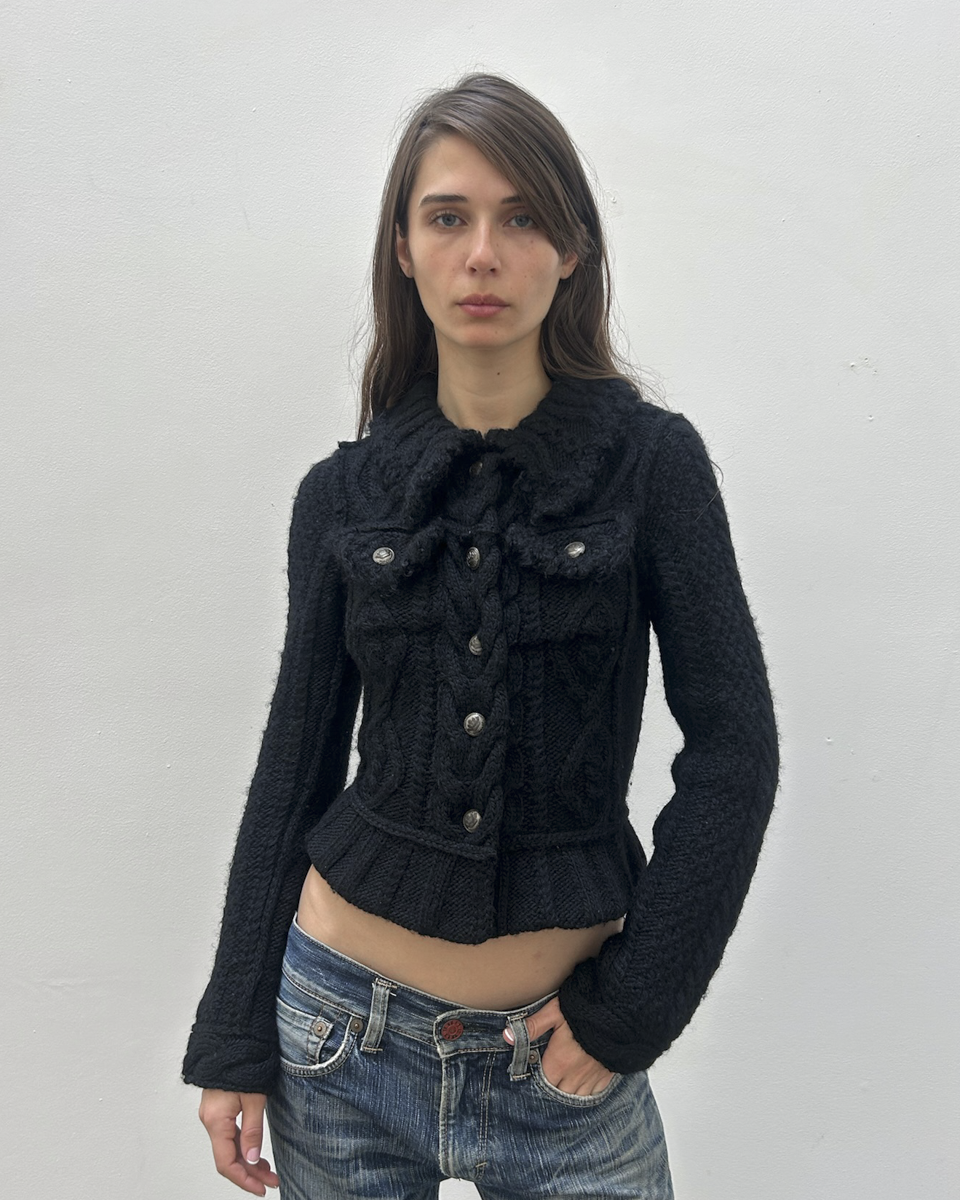 Burberry Wool Peplum Jacket
