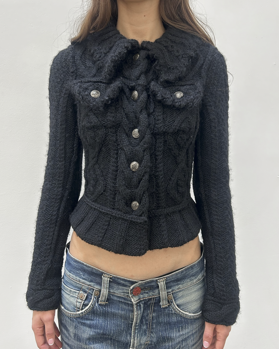 Burberry Wool Peplum Jacket