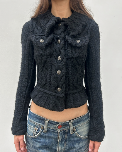 Burberry Wool Peplum Jacket