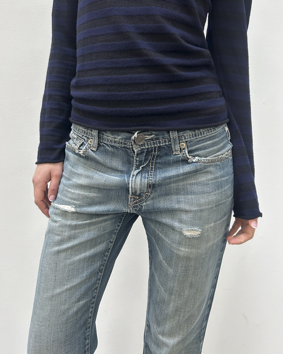 BKE Distressed Denim