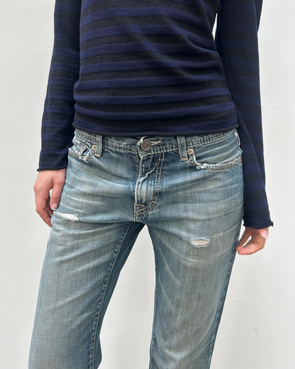 BKE Distressed Denim