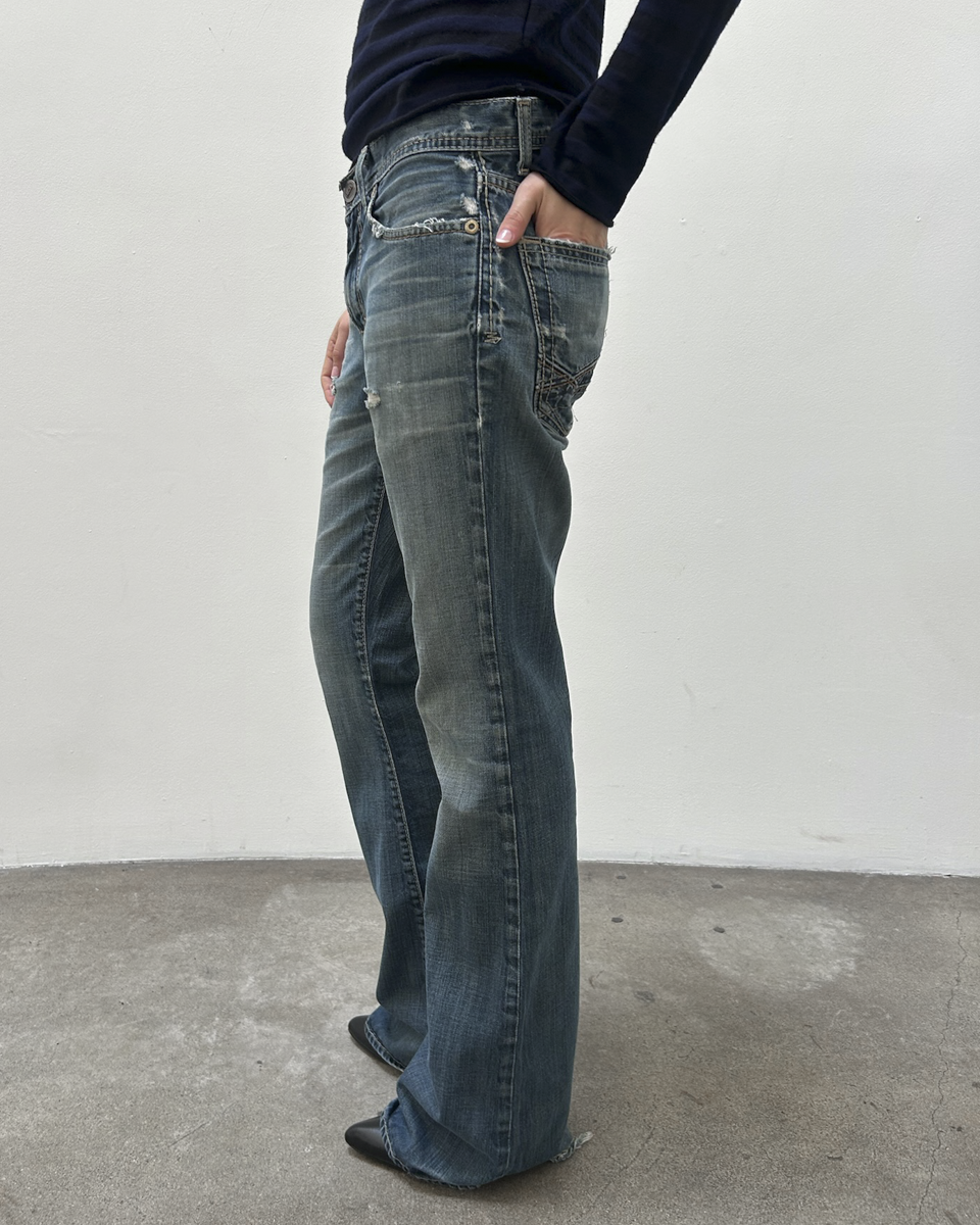 BKE Distressed Denim