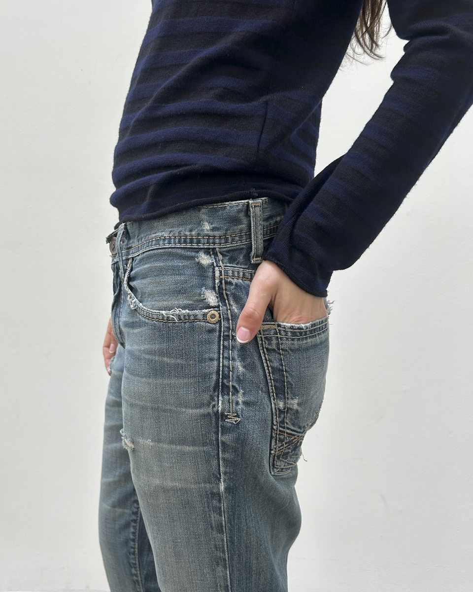 BKE Distressed Denim