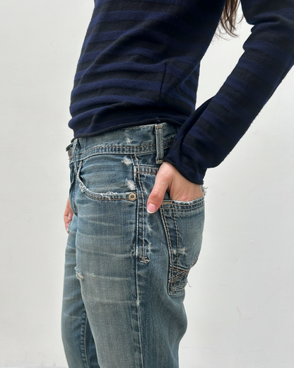 BKE Distressed Denim