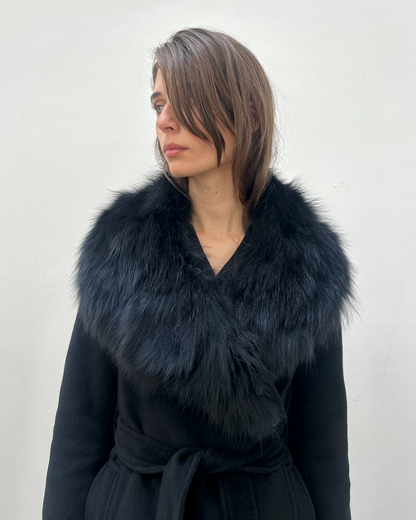 Morgan de Toi Fur Collar Coat
