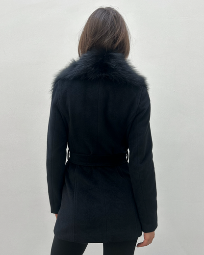 Morgan de Toi Fur Collar Coat