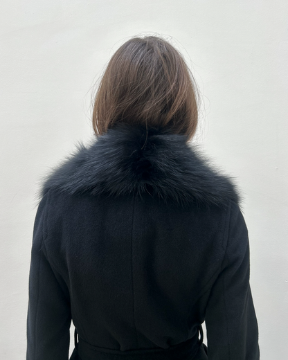 Morgan de Toi Fur Collar Coat