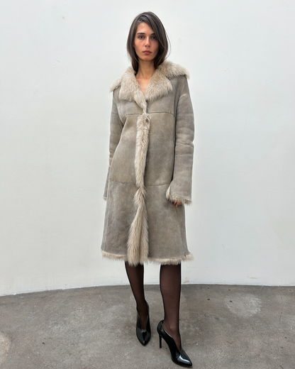 Strenesse Shearling Coat