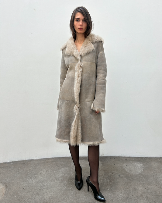 Strenesse Shearling Coat