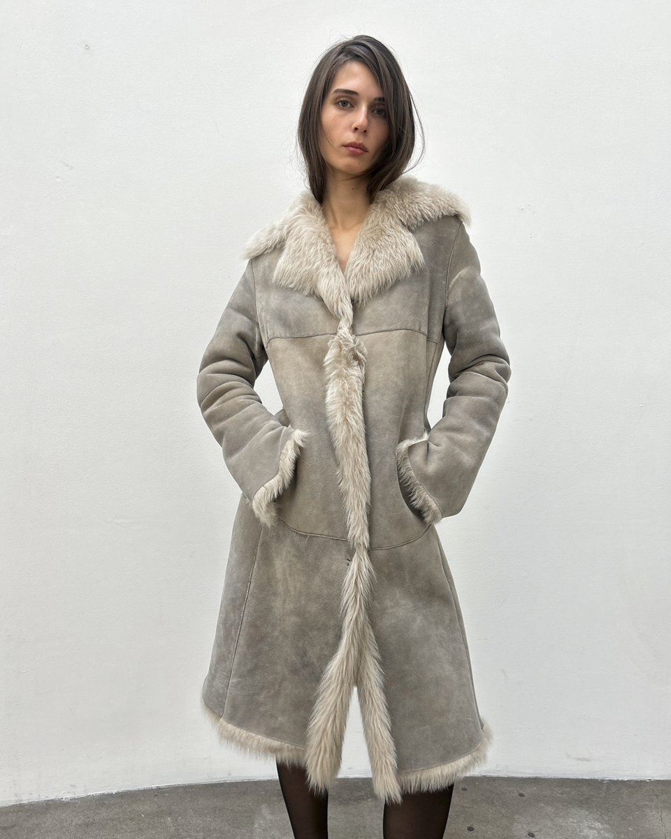 Strenesse Shearling Coat
