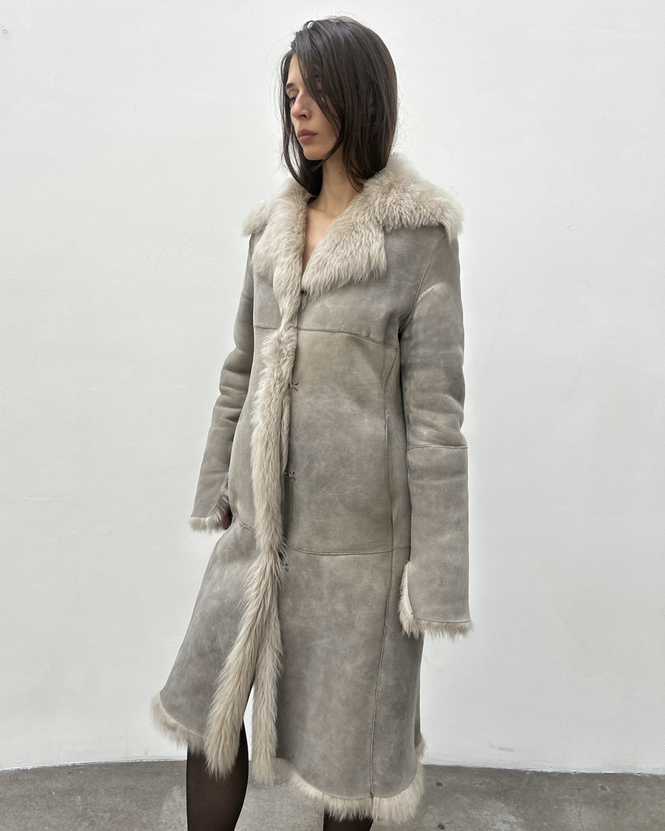 Strenesse Shearling Coat