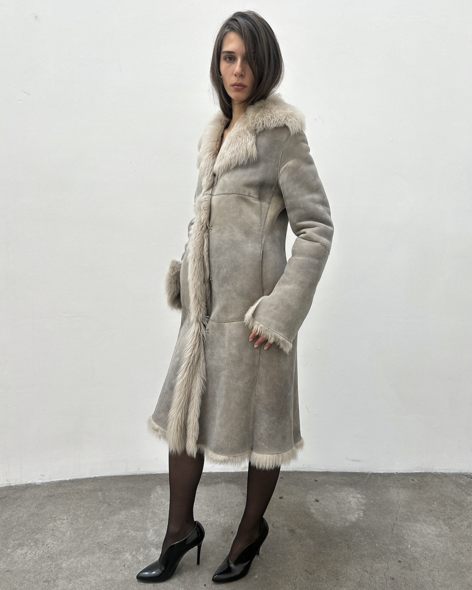 Strenesse Shearling Coat