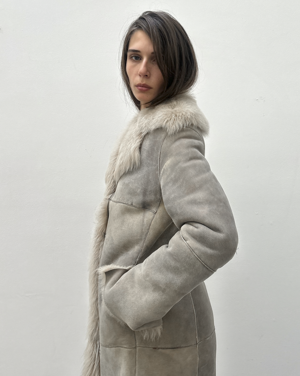 Strenesse Shearling Coat