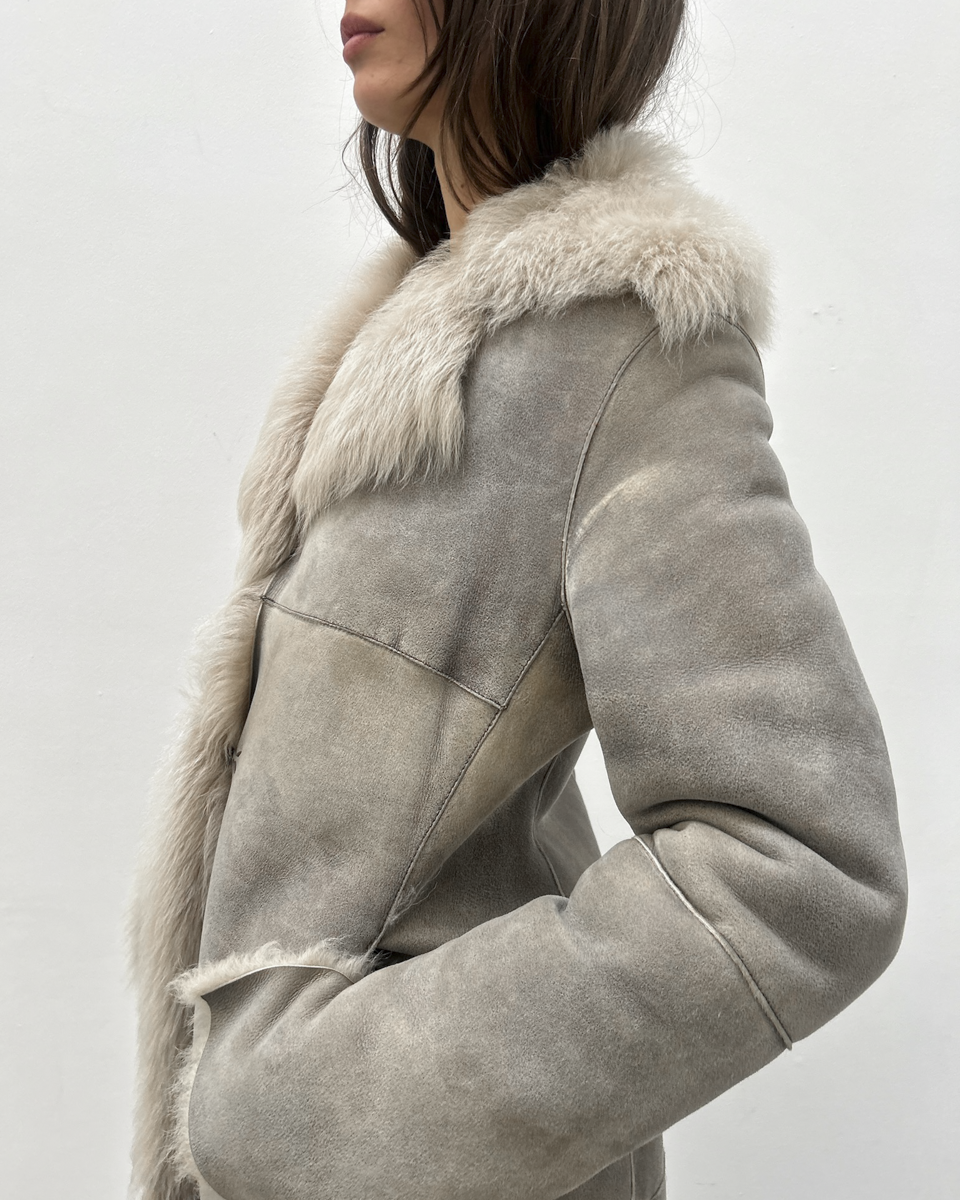 Strenesse Shearling Coat