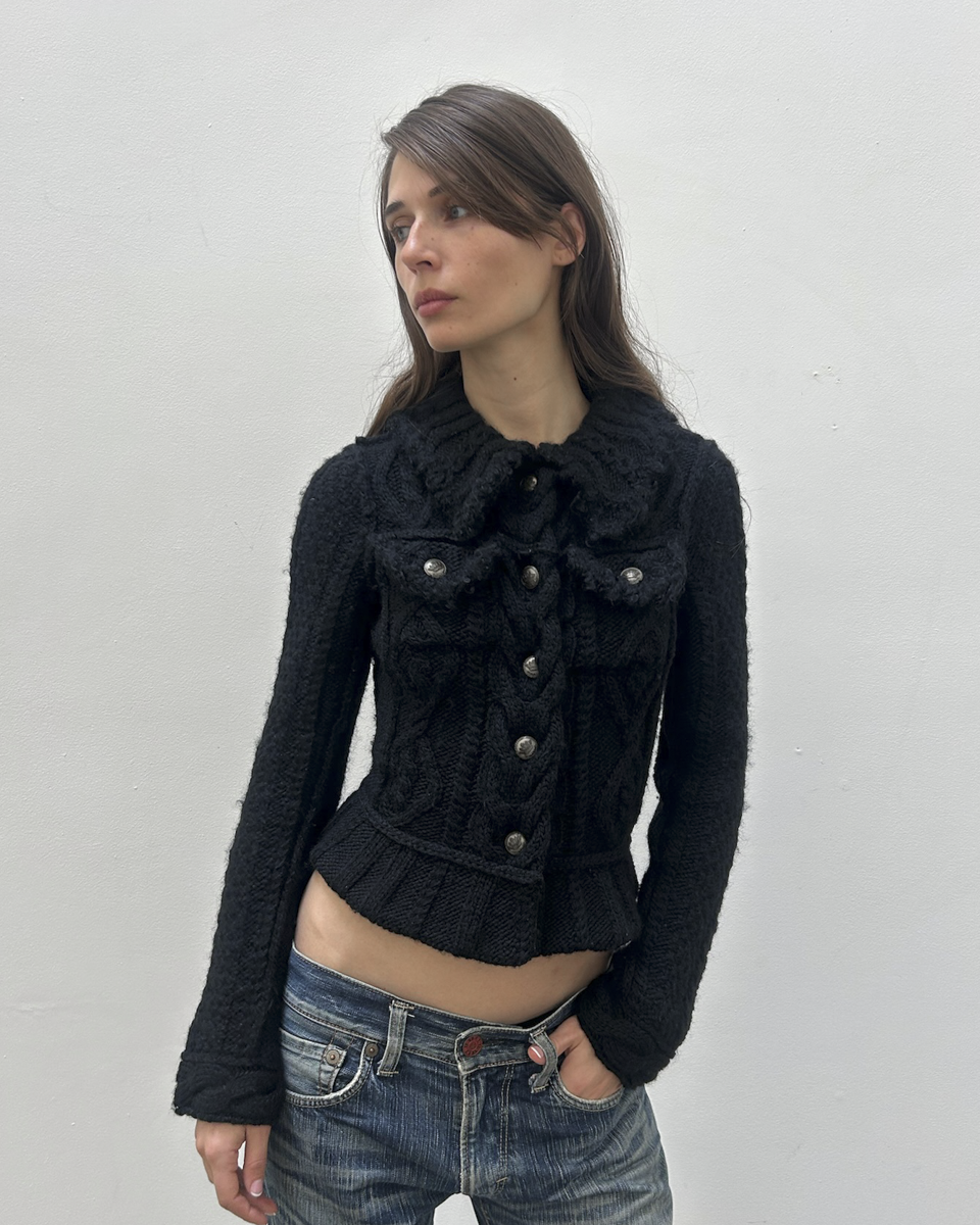 Burberry Wool Peplum Jacket
