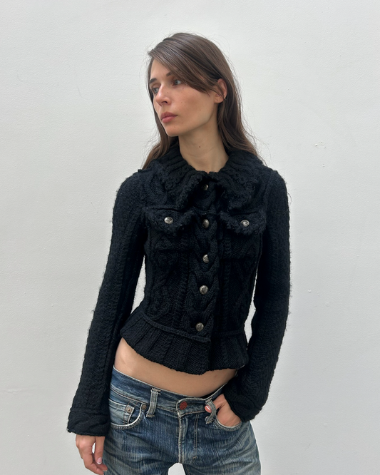 Burberry Wool Peplum Jacket