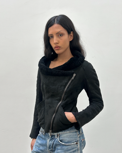 Mouton Faux Shearling Jacket