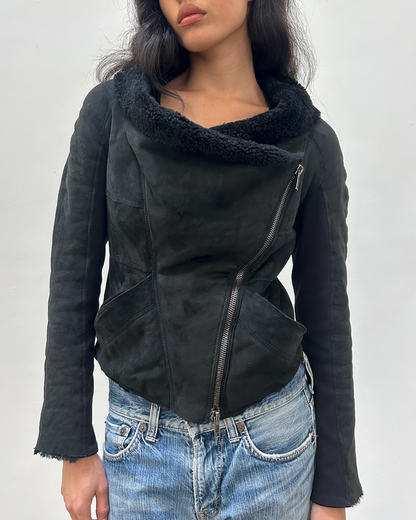 Mouton Faux Shearling Jacket