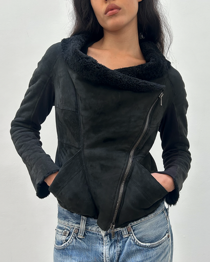 Mouton Faux Shearling Jacket
