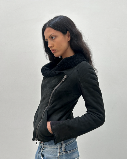 Mouton Faux Shearling Jacket