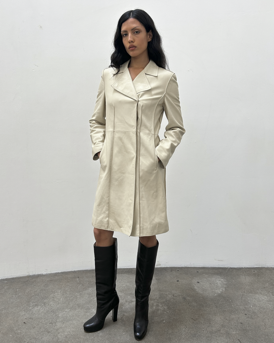 Strenesse Leather Coat