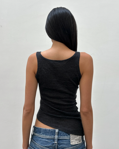 Emporio Armani Wool Knit Tank Top