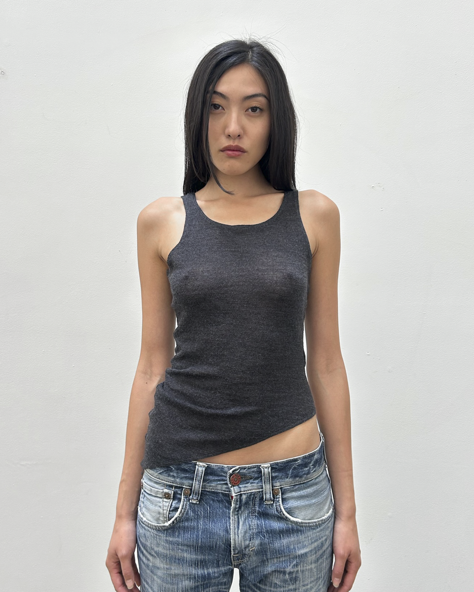 Emporio Armani Wool Knit Tank Top