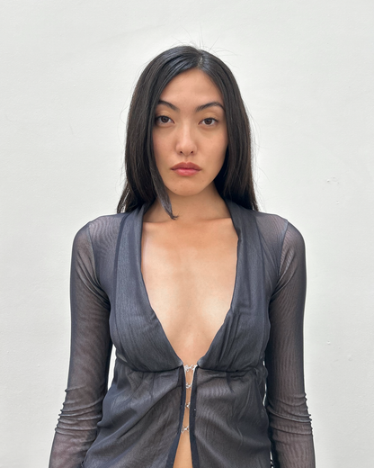 Paola Frani Sheer Blouse